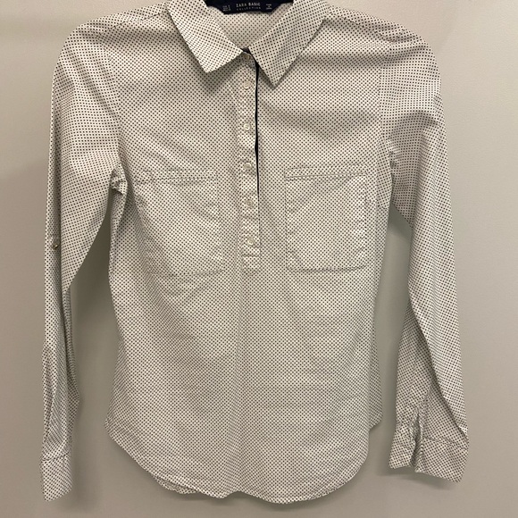 2/$20 - Womens Collar Dress Shirt - polka dot - Picture 4 of 5